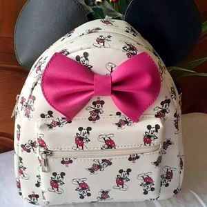 Disney Mickey and Minnie Mouse backpack